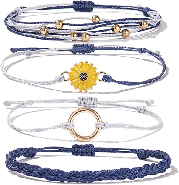 Sunflower String Bracelet